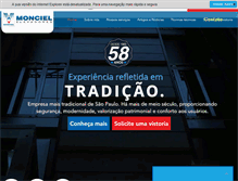 Tablet Screenshot of monciel.com.br